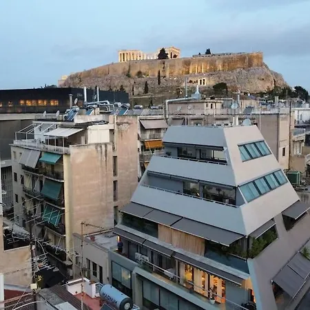Modern Loft Build On Acropolis Ruins, Free Parking