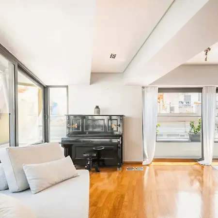 Apartment Modern Loft Build On Acropolis Ruins, Free Parking Athens